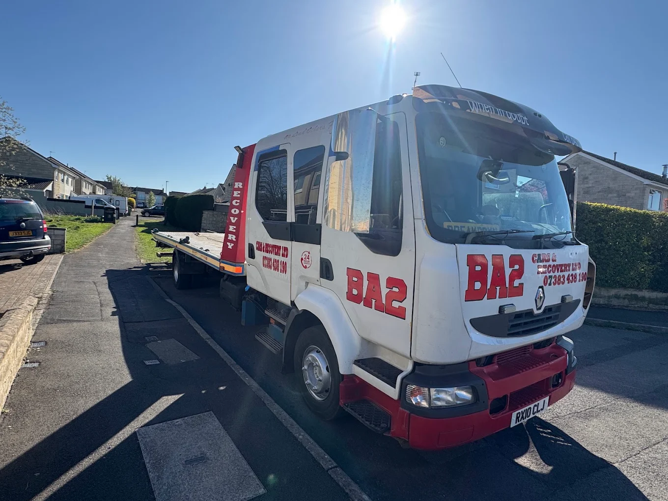 BA2 Flatbed Towing Car